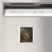 David und Jonathan - Rembrandt - c1642 Magnet (In Situ (Geschirrspüler))