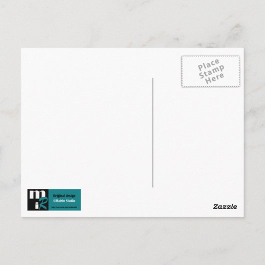 David und Kiddush Cup Pessach Postkarte (Rückseite)