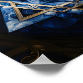 David-Urlaubspenster Poster (Ecke)