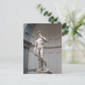 David von Michelangelo - Florence Postkarte (Stehend Vorderseite)