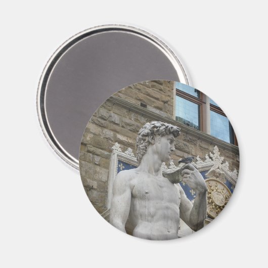 David von Michelangelo, Florenz Italien Magnet (Vorderseite/Rückseite)