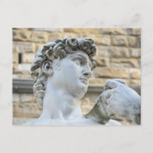 1501-1504 MICHELANGELO: DAVID Kunst-Postkarte / auch mit Rahmen 
