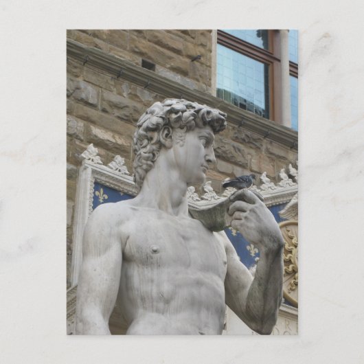 David von Michelangelo, Florenz Italien Postkarte (Vorderseite)