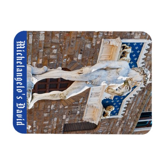 David von Michelangelo - Florenz, Toskana, Italien Magnet (Horizontal)