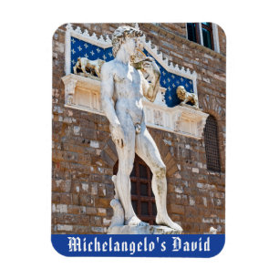 David von Michelangelo - Florenz, Toskana, Italien Magnet