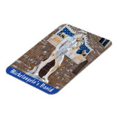 David von Michelangelo - Florenz, Toskana, Italien Magnet (Linke Seite)