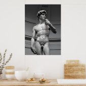 DAVID von MICHELANGELO Poster (Küche)