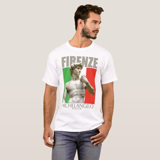 David von Michelangelo-T-Shirt T-Shirt (Vorne ganz)