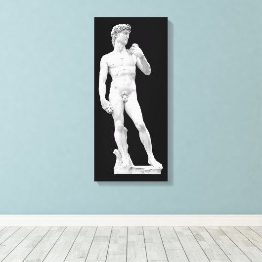 David von Michelangelo Wrapped Canvas Leinwanddruck (Insitu (Holzboden))
