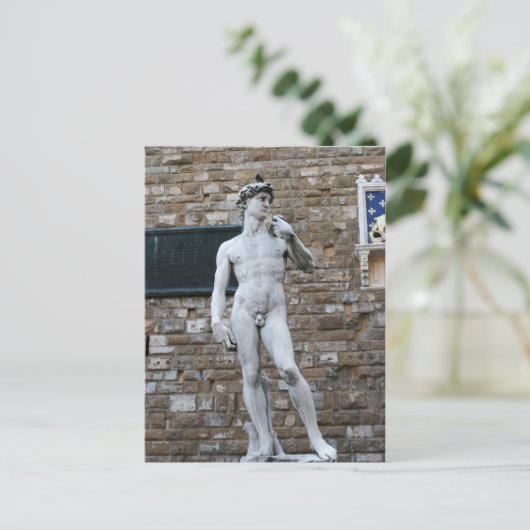 David von Michelanglo Postkarte (Stehend Vorderseite)