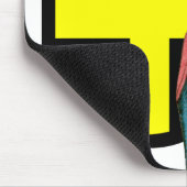 David von Wales (P 001) und Sein Schild Mousepad (Ecke)