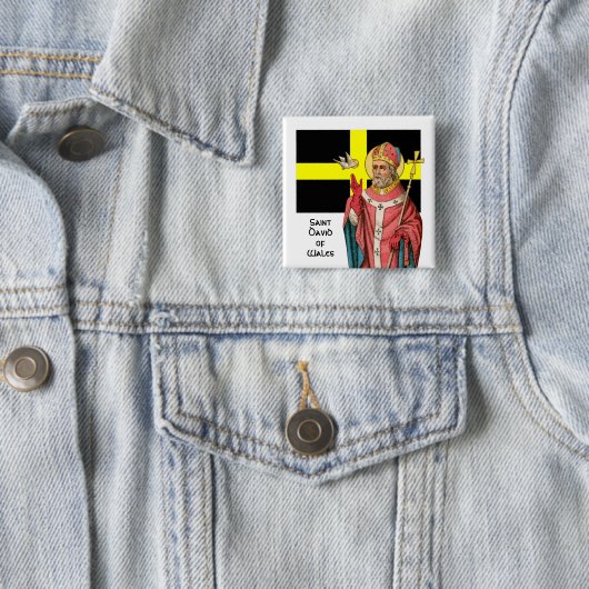 David von Wales (P 001) und Seine Flagge Button (Beispiel)