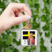 David von Wales (P 001) und Seine Flagge Schlüsselanhänger (Hand)