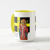 David von Wales (P 001) und Seine Flagge Tasse (Vorderseite Links)