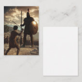 David vs Goliath: Karte (innen leer) (Vorne/Hinten)