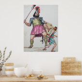 David vs Goliath Poster (Küche)