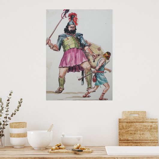 David vs Goliath Poster (Küche)