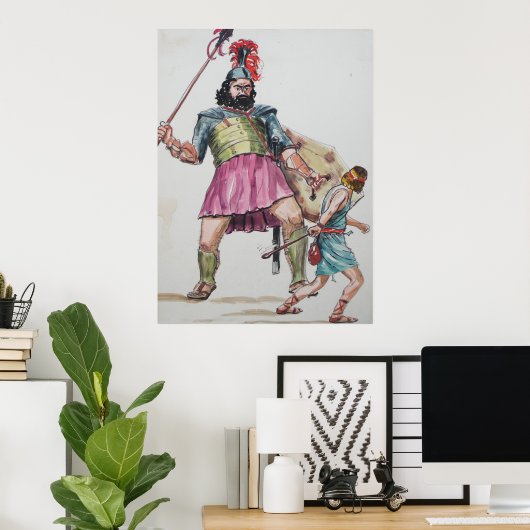 David vs Goliath Poster (Heimbüro)