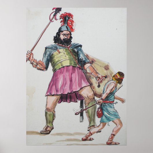 David vs Goliath Poster (Vorne)