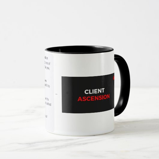 David x Client Ascension Saison 1 Drop Tasse (VorderseiteRechts)