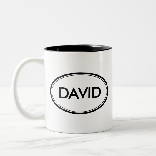 David Zweifarbige Tasse (Links)