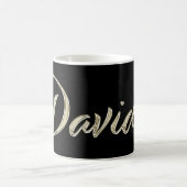 Davide Name whitegold Tasse Teetasse Kaffeetasse (Mittel)