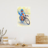 Davide REBELLIN 2005 Wasserfarbe Poster (Küche)