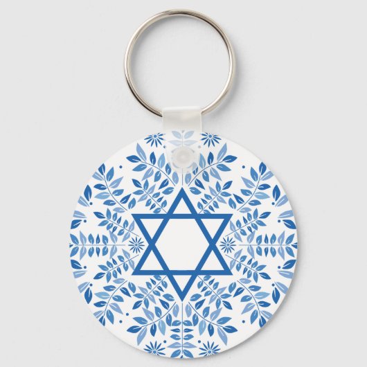 Davidenstern Schlüsselanhänger (Rückseite)