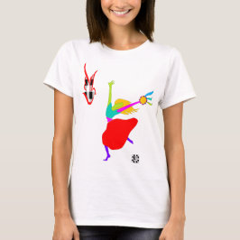 Davidic Dancer mit Tambourine T - Shirt