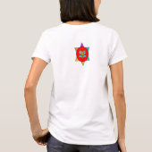 Davidic Dancer mit Tambourine T - Shirt (Rückseite)