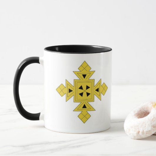 Davidkönigreich gekommene orthodoxe QuerTasse Tasse (Mit Donut)
