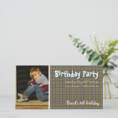 David's Birthday Party Foto | Schottisch kariert (Stehend Vorderseite)