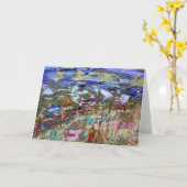 David's Fence Secular Karte (Gelbe Blume)