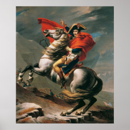 David's Napoleon überquert die Alpen Poster
