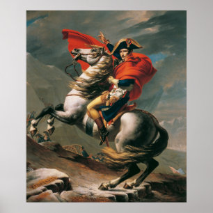 David's Napoleon überquert die Alpen Poster