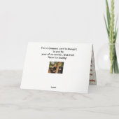 David's Pensionskarte (Halbschallfinale) Karte (Rückseite)