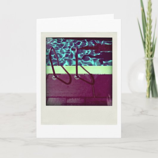 David's Pool 0616 variation 2 3d Computer Art card Karte (Vorderseite)