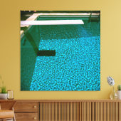 DAVID'S POOL SERIES 09_16 Canvas Leinwanddruck (Insitu (Wohnzimmer))