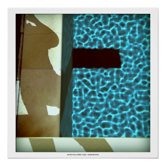 DAVID'S POOL SERIES 10e05- 3D Computer ART Poster (Vorderseite)