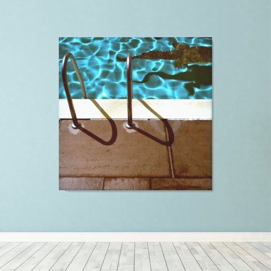 DAVID'S POOL SERIES p06 Leinwand (Insitu (Holzboden))