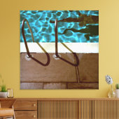 DAVID'S POOL SERIES p06 Leinwand (Insitu (Wohnzimmer))