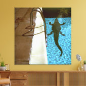 DAVID'S POOL SERIES p08b Leinwand (Insitu (Wohnzimmer))