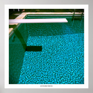 DAVID'S POOL SERIES p09- 3D Computer ART - 32x32 Poster