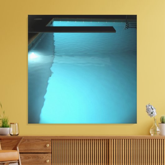 DAVID'S POOL SERIES p09d Leinwand (Insitu (Wohnzimmer))