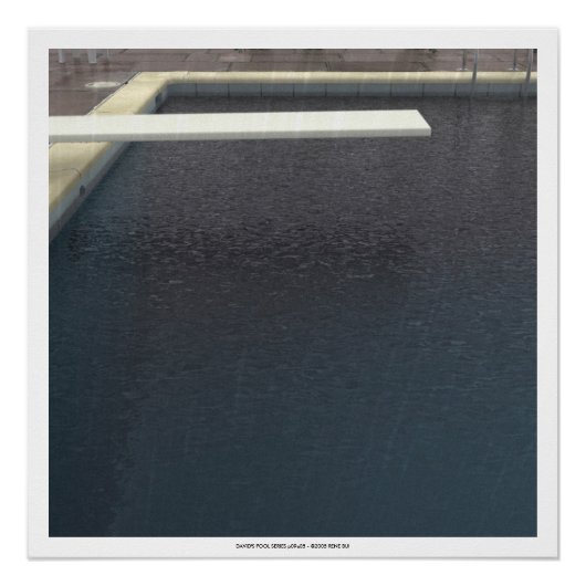 DAVID'S POOL SERIES p09e05- 3D Computer ART Poster (Vorderseite)