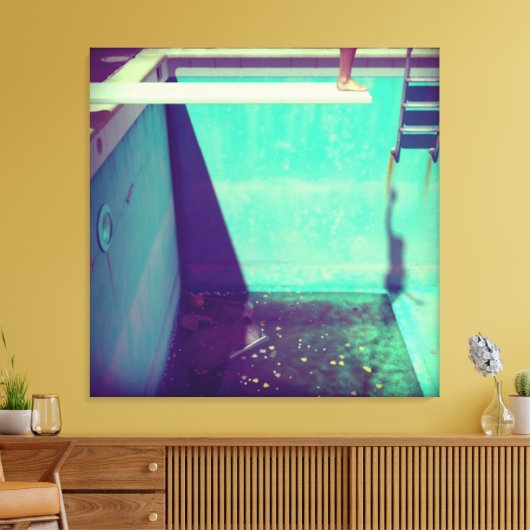 DAVID'S POOL SERIES p09f21 Leinwand (Insitu (Wohnzimmer))