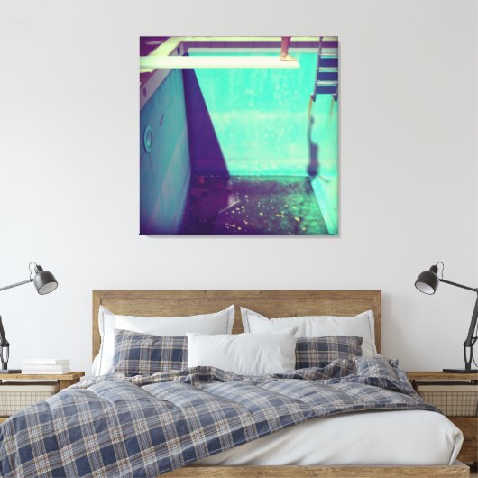 DAVID'S POOL SERIES p09f21 Leinwand (Insitu (Schlafzimmer))