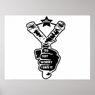 David's Slingshot Poster