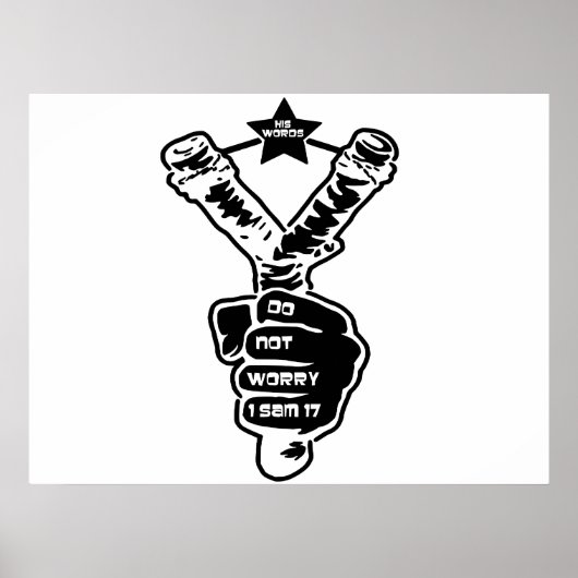 David's Slingshot Poster (Vorne)