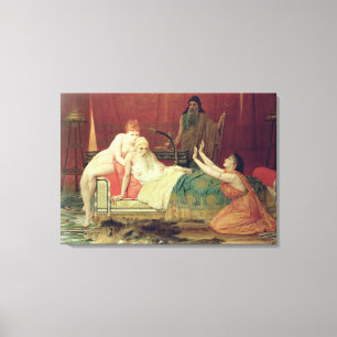 Davids Versprechen zu Bathsheba Leinwanddruck